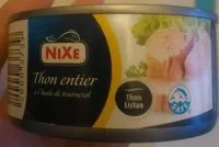 Mängden socker i NIXE Tuna Filet in sunflower oil 185g