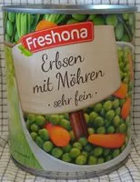 Mängden socker i Erbsen & Möhren