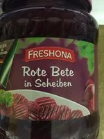 Mängden socker i Rote Bete in Scheiben