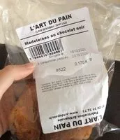 Mängden socker i Madeleines au chocolat noir