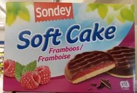 Mängden socker i Soft Cake Raspberry