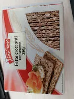 Mängden socker i Tostas integrales de centeno