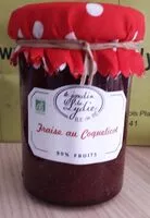 Mängden socker i Confiture fraise au coquelicot