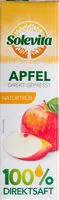 Mängden socker i Rest Apfel direkt gepresst getränke