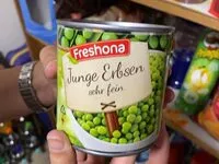 Mängden socker i Erbsen