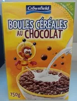 Mängden socker i Boules céréales au chocolat
