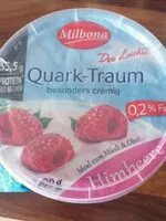 Mängden socker i Quark Traum Himbeere