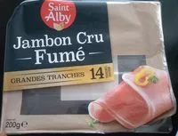 Mängden socker i Jambon cru fumé