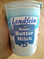 Mängden socker i Reine Buttermilch