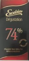 Mängden socker i Chocolat noir extra fin 74%