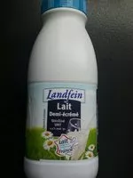 Mängden socker i Lait demi écrémé