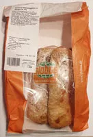 Mängden socker i Mandelrolle (Blätterteiggeböck mit Mandeln)