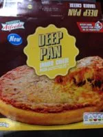 Mängden socker i Deep pan loaded cheese pizza