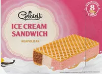 Mängden socker i ice cream sandwich Neapolitan