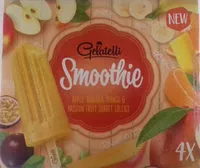 Mängden socker i Nanuky banán, pomeranč, mango a marakuja