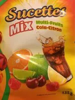 Mängden socker i Sucettes mix