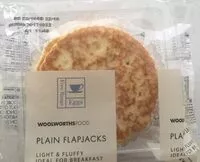 Mängden socker i Plain flapjacks
