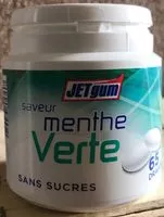 Mängden socker i Chewing-gum saveur menthe verte