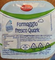 Mängden socker i Formaggio Fresco Quark