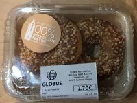 Mängden socker i Donuts gefüllt mit Haselnusscremefüllung