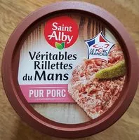 Mängden socker i Véritables rillettes du Mans
