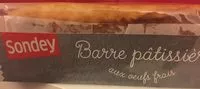 Mängden socker i Barre pâtissière aux œufs frais