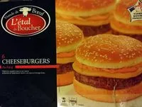 Mängden socker i Cheeseburgers au bœuf