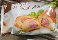 Mängden socker i Saucisson Brioché pur porc