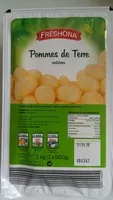 Mängden socker i Pommes de terres entières