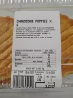 Mängden socker i Chaussons aux pommes