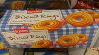 Mängden socker i Biscuit Rings Sondey