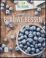 Mängden socker i Smaakvolle blauwe bessen vriesvers