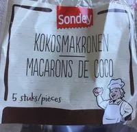 Mängden socker i Macarons de coco
