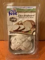 Mängden socker i Ofen-Weißwurst