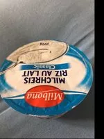 Mängden socker i Riz au lait