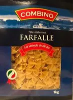 Mängden socker i Pâtes italiennes Farfalle à la semoule de blé dur