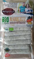 Mängden socker i Bio Nürnberger Rostbratwurst