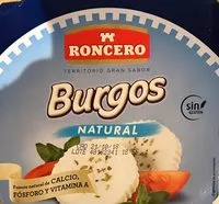 Mängden socker i Burgos natural