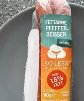 Mängden socker i Fettarme Pfefferbeisser