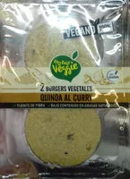 Mängden socker i 2 burgers vegetales quinoa al curry