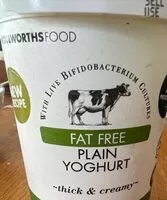 Mängden socker i Fat Free Plain Yoghurt