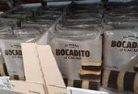 Mängden socker i Bocaditos al cacao