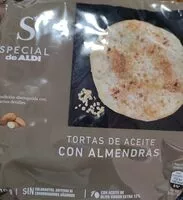 Mängden socker i Tortas de aceite con almendras