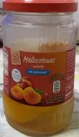 Mängden socker i Melocotones mitades con edulcorantes