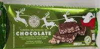 Mängden socker i Turrón de chocolate con cacahuete frito con miel