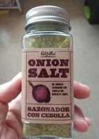 Mängden socker i onion salt, sazonador con cebolla