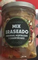Mängden socker i Mix braseado verduras, hortalizas y champiñones aliñados