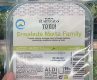Mängden socker i Ensalada mixta family