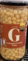 Mängden socker i Garbanzos cocidos extra