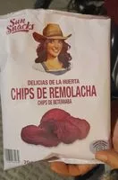 Mängden socker i Chips de remolacha